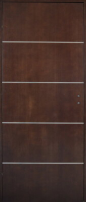 pełne gładkie z intarsjami inox