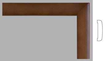 Nasza podstawowa opaska. Optymalna ze względu na swój rozmiar - niekolizyjny ale wystarczający żeby zakryć przestrzeń pomiędzy ościeżnicą a murem. Grzbiet opaski jest zaokrąglony i okleinowany.