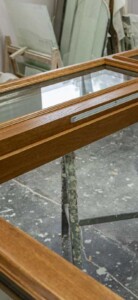 Dębowa ościeżnica z naświetlami do drzwi Willa Parkowa